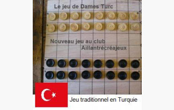Jeux 100% réflexion : le jeu de Dames Turc
