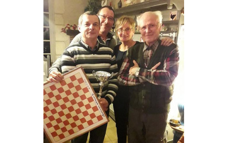 Qui a remporté le tournoi &quot;de la raclette 2018&quot; au Jeu de Dames à Aillant sur Tholon ?